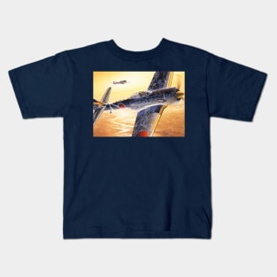 Nakajima Ki-43 Oscar Kids T-Shirt